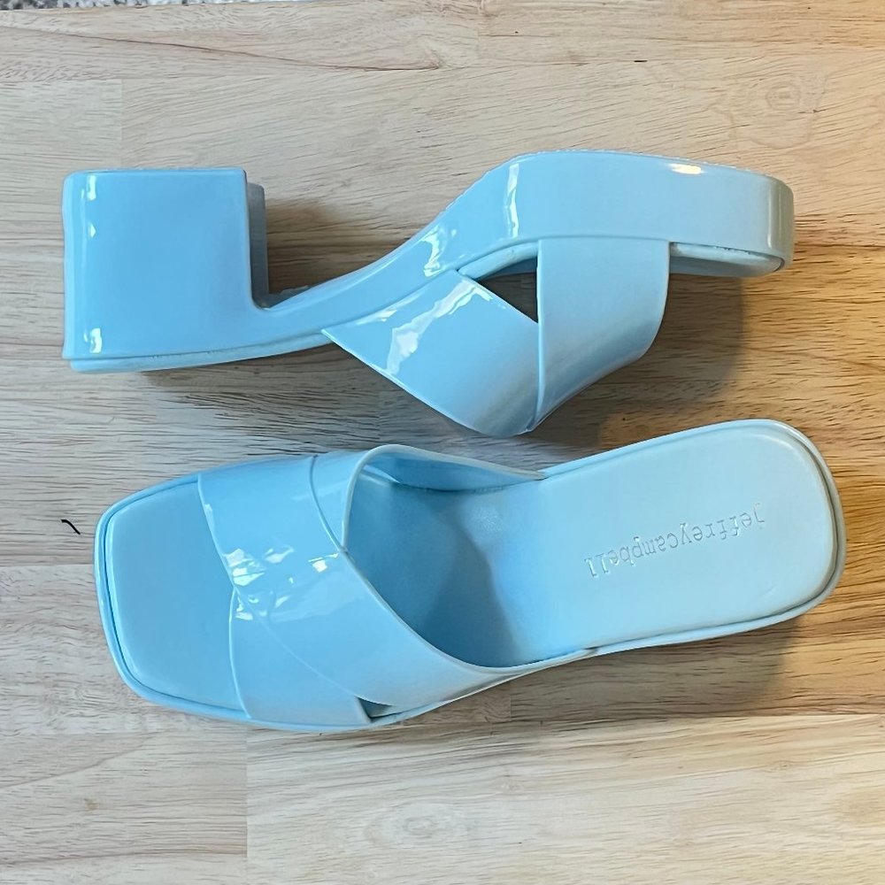 🌹Sold🌹Jeffery Cambell For FREE PEOPLE "Vacay Vibes" Platform Jelly Sandlall - Picture 5 of 17